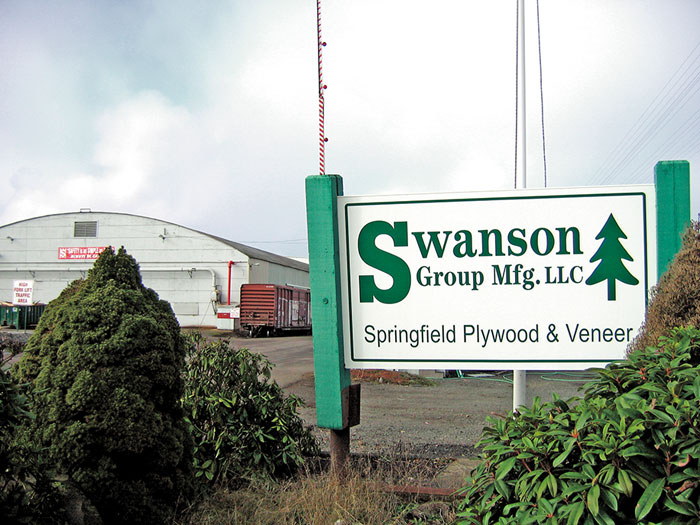 Swanson Will Rebuild Springfield Plywood Mill