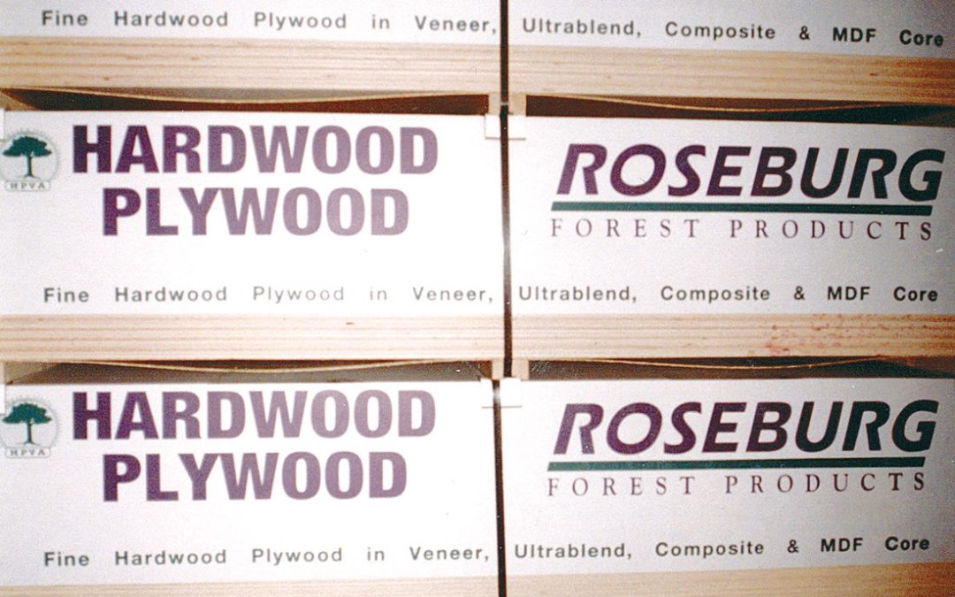 Roseburg Exits Hardwood Plywood